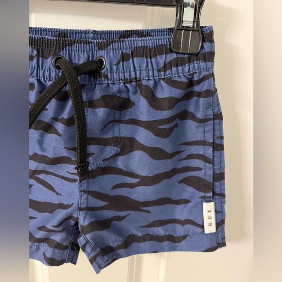 Huxbaby Navy Tiger Stripe Swim Trunks 6-12 Months - Picture 4 of 5